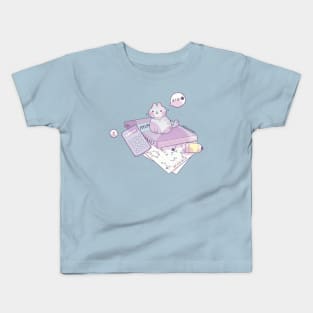 Mathematician Cat Kids T-Shirt